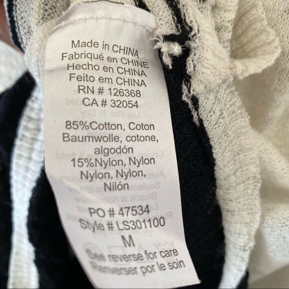 Anthropologie “Left Of Center” Striped Shadow Light Tunic (Medium) - Picture 7 of 9